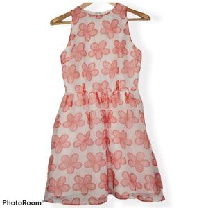 BB Dakota, Floral Pink & White Sleeveless Dress, EUC, Size 2